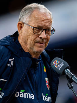 Lars Lagerbäck, head coach of Norway