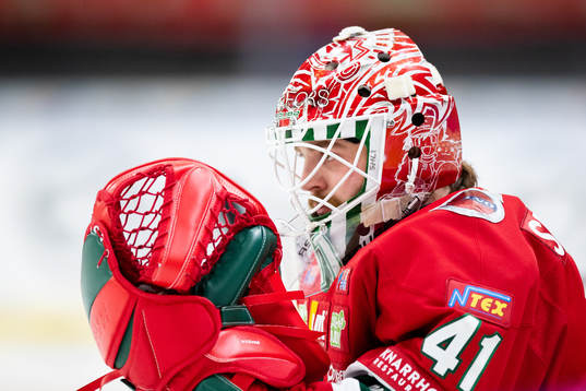 Frölundas målvakt Niklas Rubin
