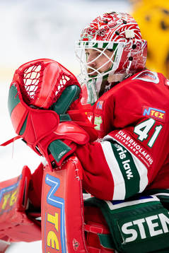 Frölundas målvakt Niklas Rubin