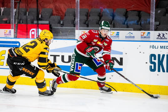 Skellefteås Arvid Lundberg och Frölundas Jesper Sellgren