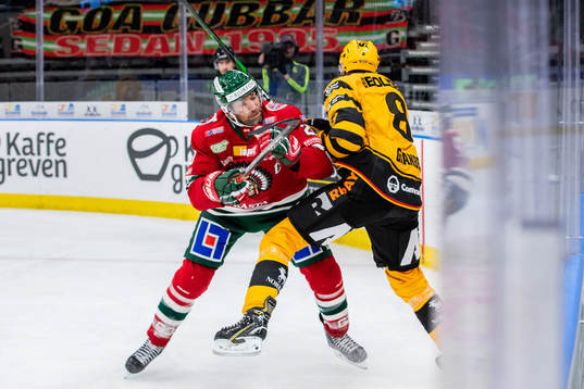 Frölundas Joel Lundqvist och Skellefteås Petter Granberg