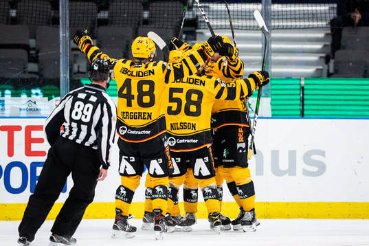 Skellefteås spelare jublar