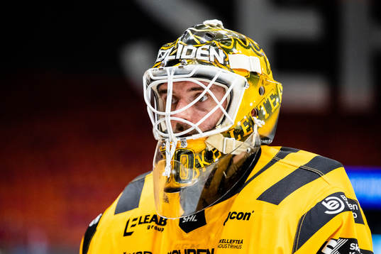 Skellefteås målvakt Gustaf Lindvall