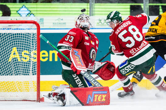 Frölundas målvakt Johan Mattsson