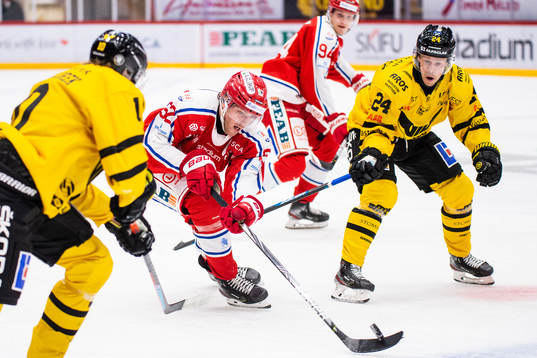 Timrås Christopher Liljewall och Västerås Joakim Hillding