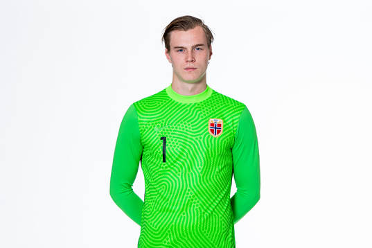 Goalkeeper Kristoffer Klaesson of the Norwegian national