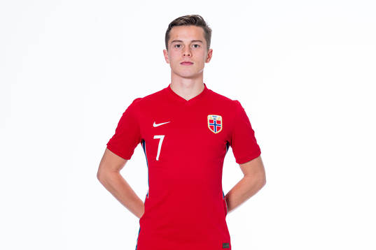 Johan Hove of the Norwegian national under-21 football team