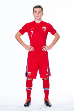 Johan Hove of the Norwegian national under-21 football team