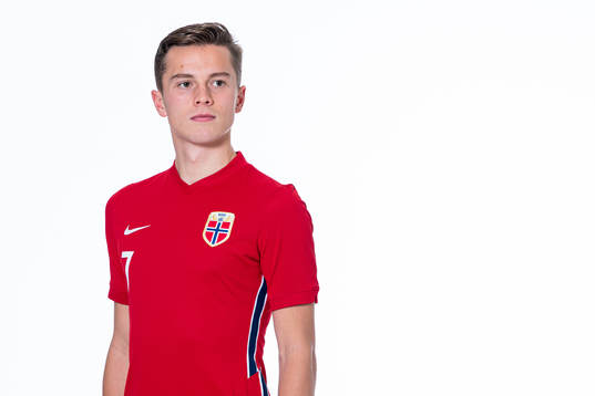 Johan Hove of the Norwegian national under-21 football team