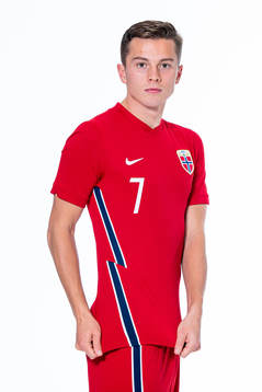 Johan Hove of the Norwegian national under-21 football team