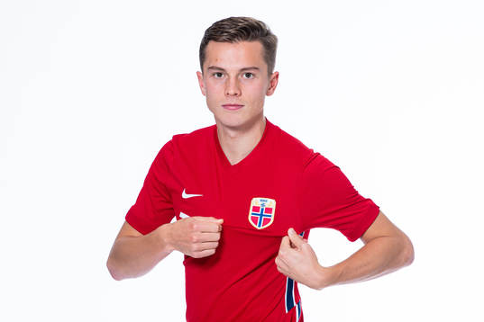 Johan Hove of the Norwegian national under-21 football team