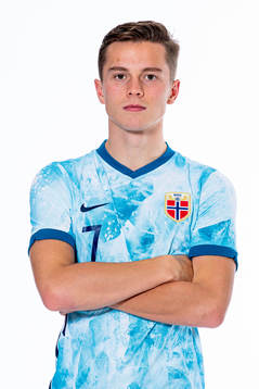 Johan Hove of the Norwegian national under-21 football team