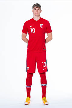 Jørgen Strand Larsen of the Norwegian national under-21