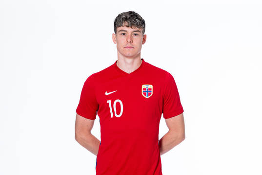 Jørgen Strand Larsen of the Norwegian national under-21