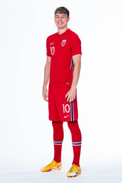 Jørgen Strand Larsen of the Norwegian national under-21