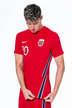 Jørgen Strand Larsen of the Norwegian national under-21