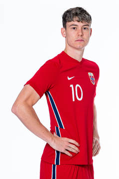 Jørgen Strand Larsen of the Norwegian national under-21