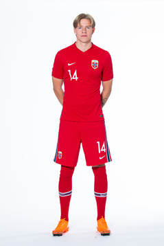 Jesper Daland of the Norwegian national under-21 football