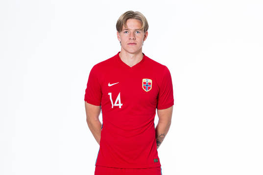 Jesper Daland of the Norwegian national under-21 football