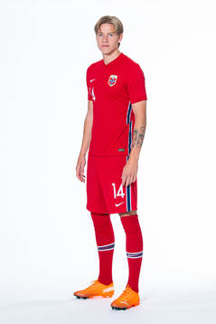 Jesper Daland of the Norwegian national under-21 football