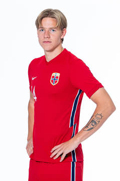 Jesper Daland of the Norwegian national under-21 football