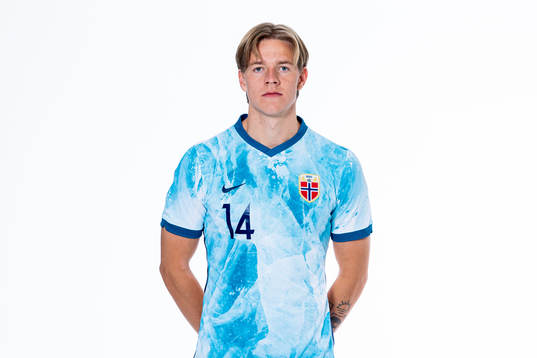 Jesper Daland of the Norwegian national under-21 football