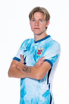 Jesper Daland of the Norwegian national under-21 football