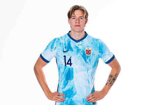 Jesper Daland of the Norwegian national under-21 football