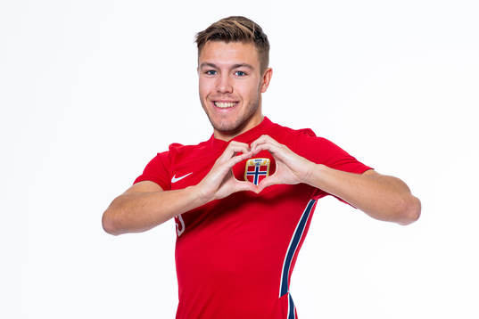 Fredrik André Bjørkan of the Norwegian national under-21