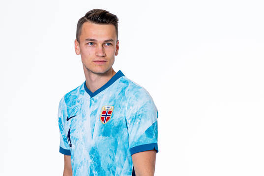 Odin Luraas Bjørtuft of the Norwegian national under-21