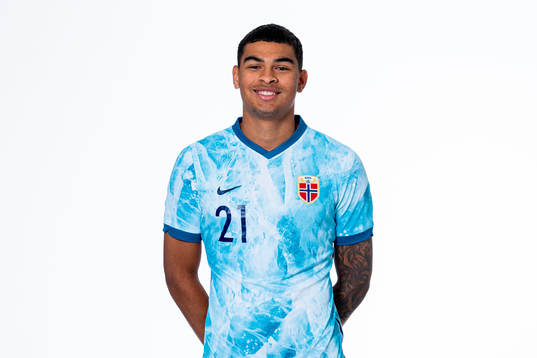 Noah Jean Holm of the Norwegian national under-21 football