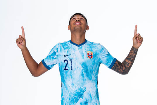 Noah Jean Holm of the Norwegian national under-21 football