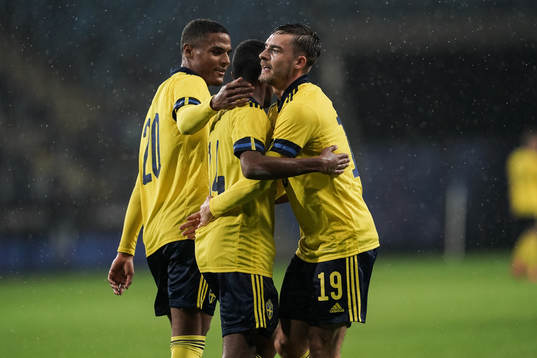 Amin Sarrm Paulos Abraham and Felix Hörberg of Sweden