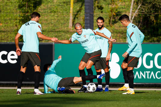 In this handout photo from the Portuguese football