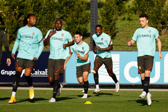 In this handout photo from the Portuguese football
