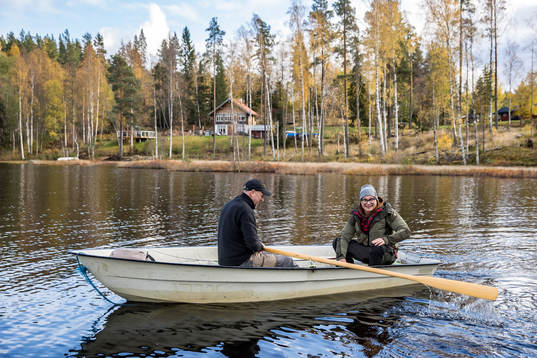 Leksands målvaktstränare Jonas Levén (t.v) och Leksands