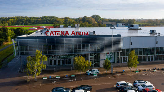 Exteriör vy över Catena Arena