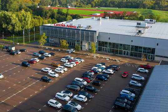 Exteriör vy över Catena Arena