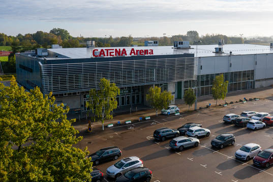 Exteriör vy över Catena Arena