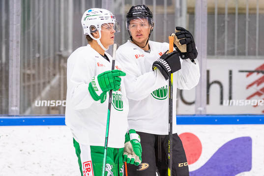 Erlend Lesund och Anaheim Ducks Hampus Lindholm
