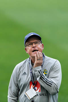 Head coach Janne Andersson of the Swedish national football