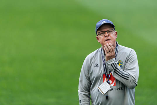 Head coach Janne Andersson of the Swedish national football