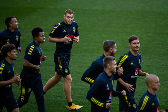 Dejan Kulusevski of the Swedish national football team