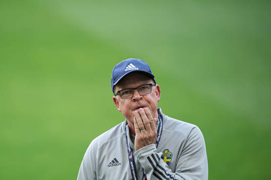 Head coach Janne Andersson of the Swedish national football