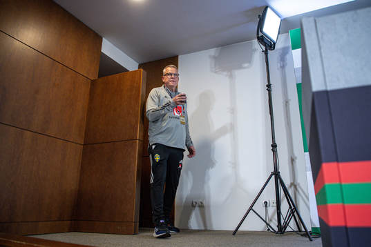 Head coach Janne Andersson of the Swedish national football