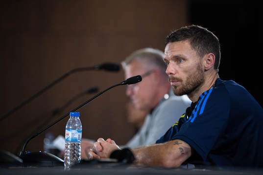 Marcus Berg of the Swedish national football team
