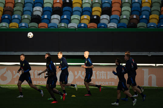 Viktor Claesson, Mikael Lustig, Carl Starfelt and Sebastian