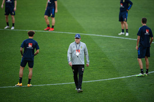 Head coach Janne Andersson of the Swedish national football