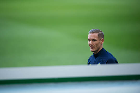 Goalkeeper Robin Olsen of the Swedish national football team