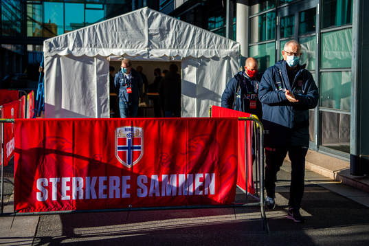 Lars Lagerbäck, head coach of the Norwegian national